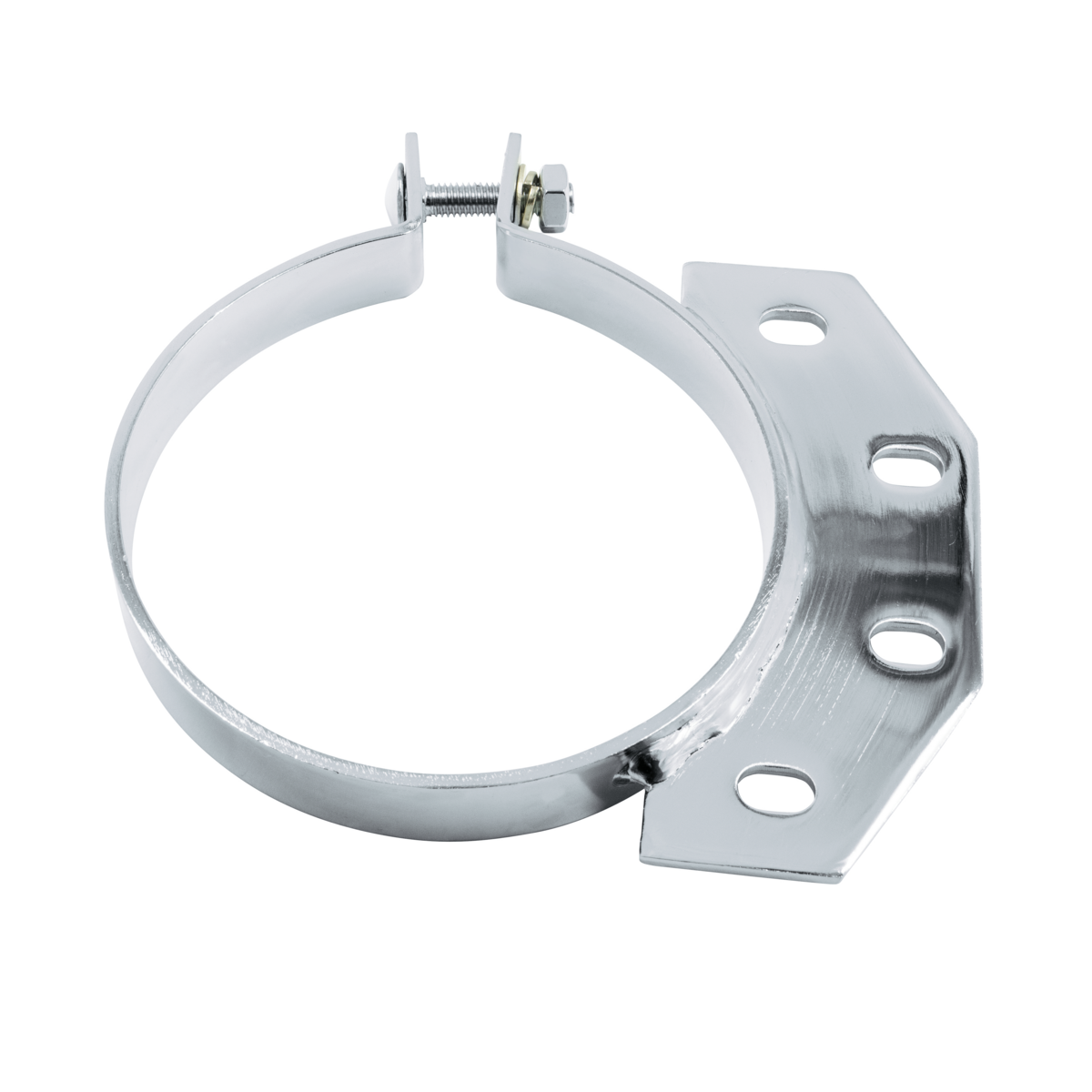 6" Chrome Exhaust Clamp For Peterbilt Ultra Cab