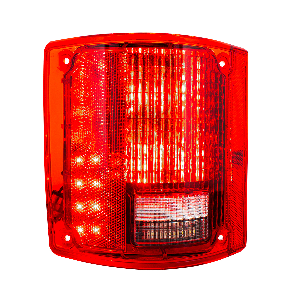 56 LED Sequential Tail Light Without Trim For 1973-1987 Chevy & GMC Truck - L/H