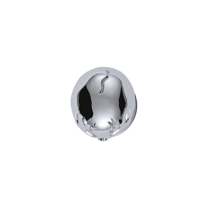 Thread-On 3-Skulls Gearshift Knob With Adapter For Eaton-Fuller 9/10 Speed Shifter-Chrome