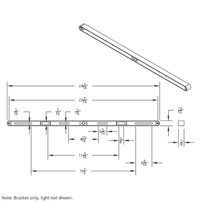 Dual 14 LED 12" Light Bars With Bezel - Amber LED/Clear Lens