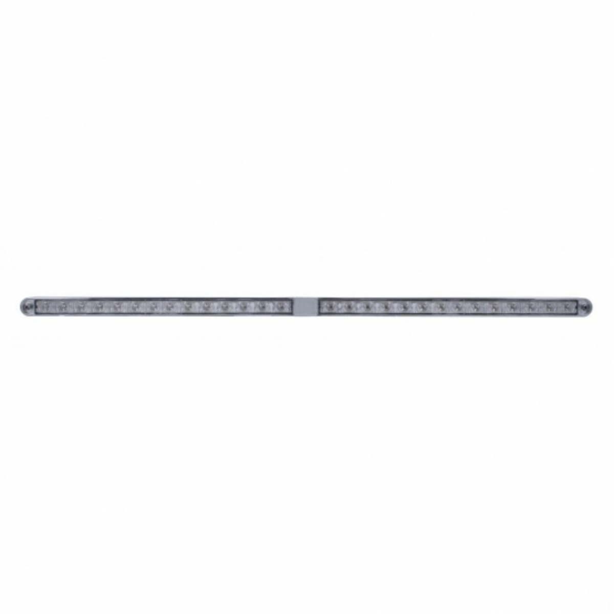 Dual 14 LED 12" Light Bars With Bezel - Amber LED/Clear Lens