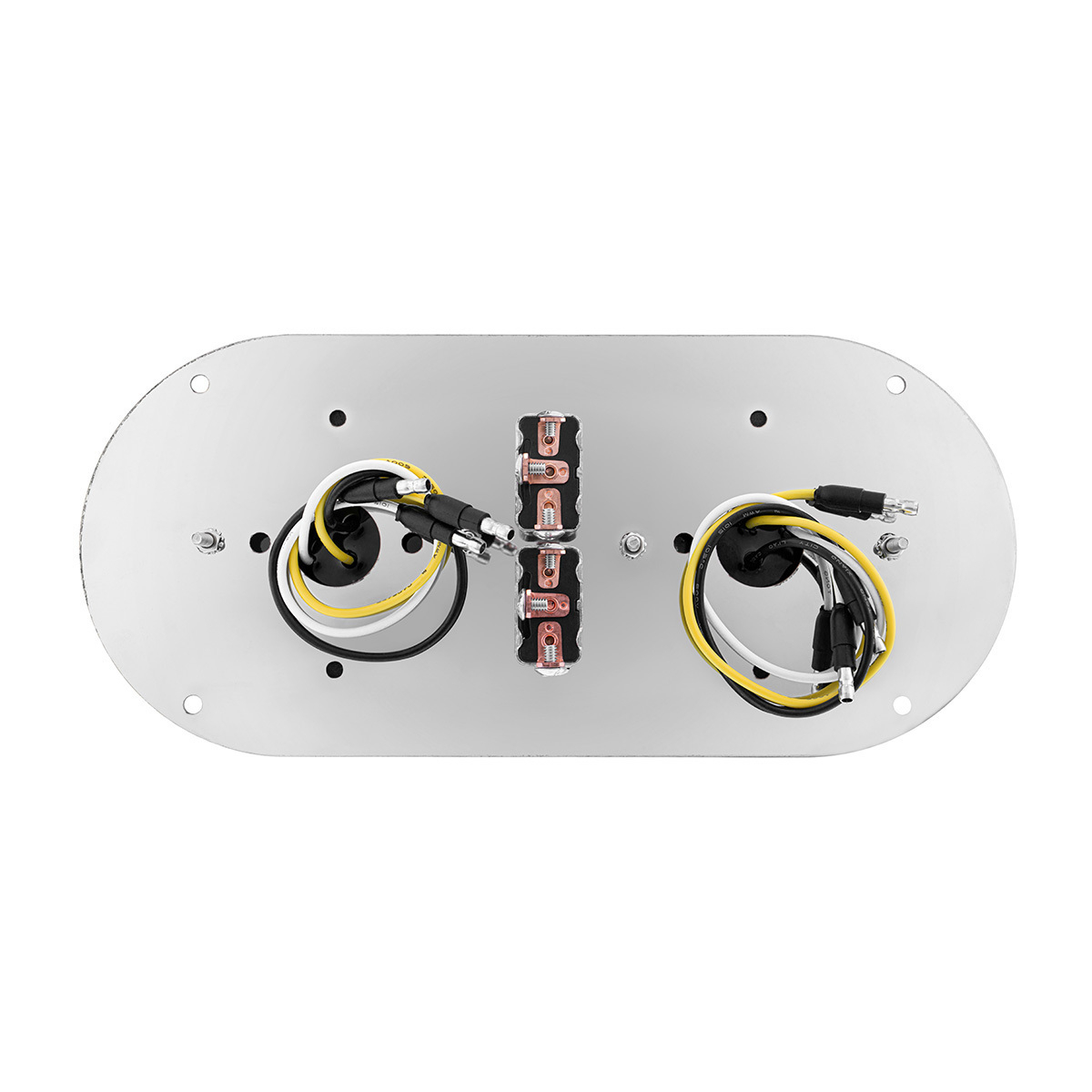 304 SS Above Door Dome Light Kit With 2 X 17 LED Double Fury Watermelon For KW & PB Trucks-Red & Green LED
