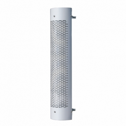 48" Tall 270 Degree Stainless Exhaust Muffler Shield For 10" Diameter Exhaust - Horizontal Slot