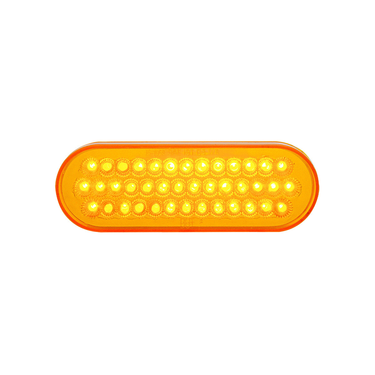 40 LED Oval Turn Signal Light - Amber LED/Amber Lens (Bulk)