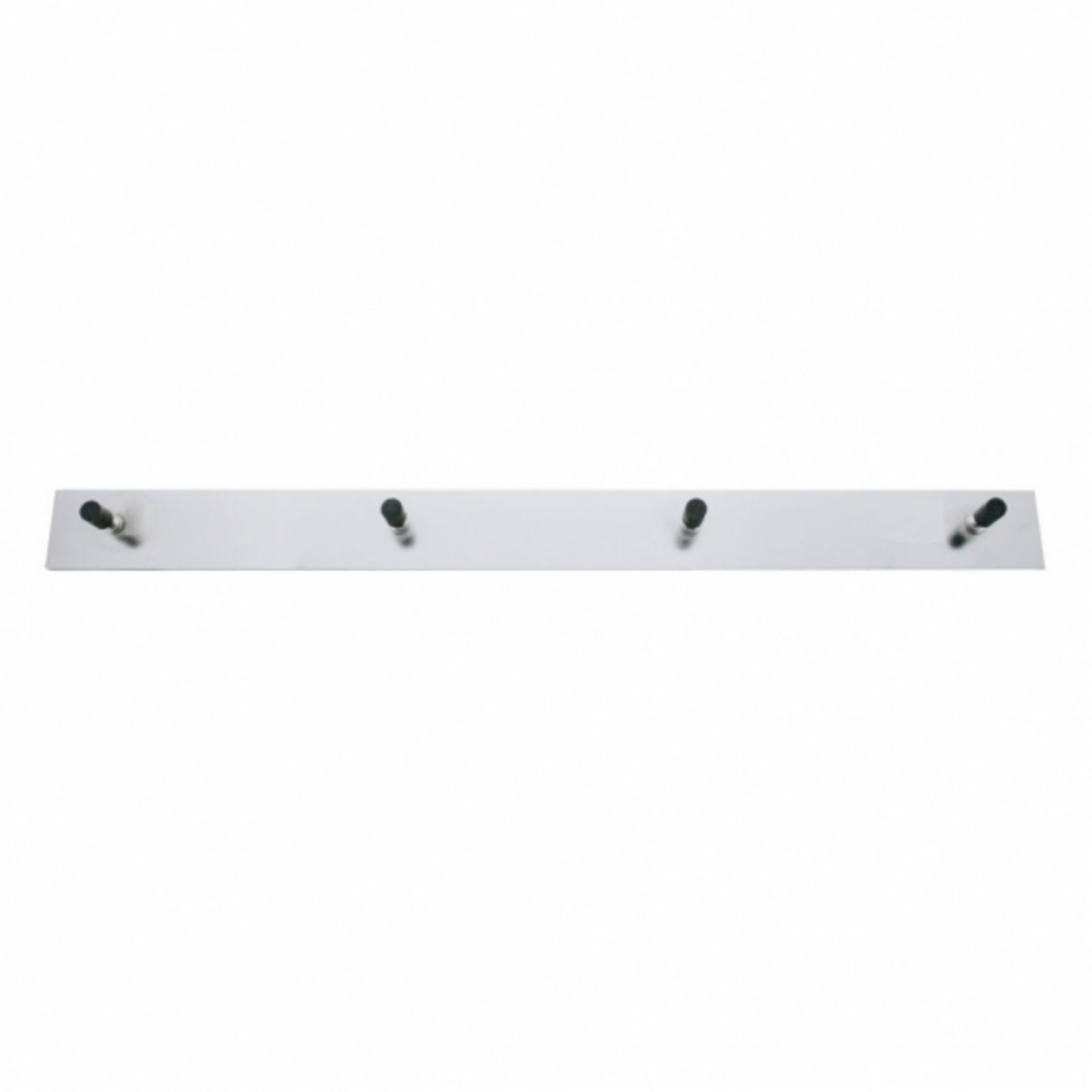 2" X 24" Stainless Top Mud Flap Plate - Welded Stud