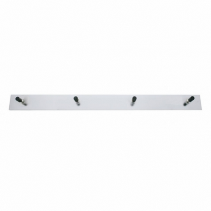 2" X 24" Stainless Top Mud Flap Plate - Welded Stud