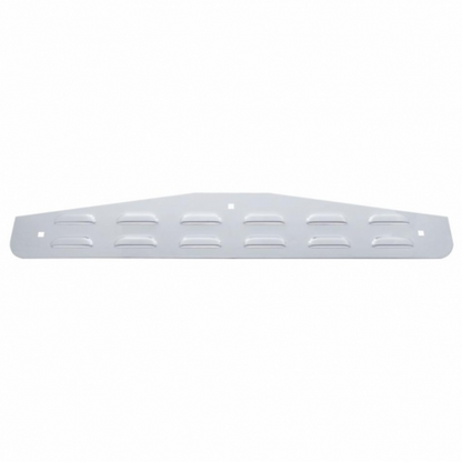 4" X 24" Stainless Louvered Bottom Mud Flap Plate - Bolt Thru