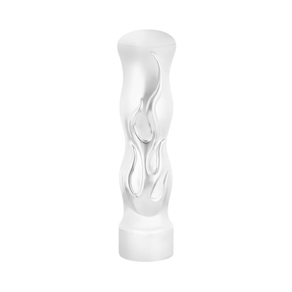 1/2"-13 Thread On Flame Gearshift Knob - Chrome