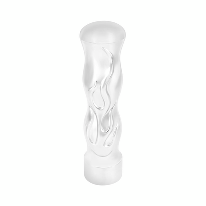 1/2"-13 Thread On Flame Gearshift Knob - Chrome