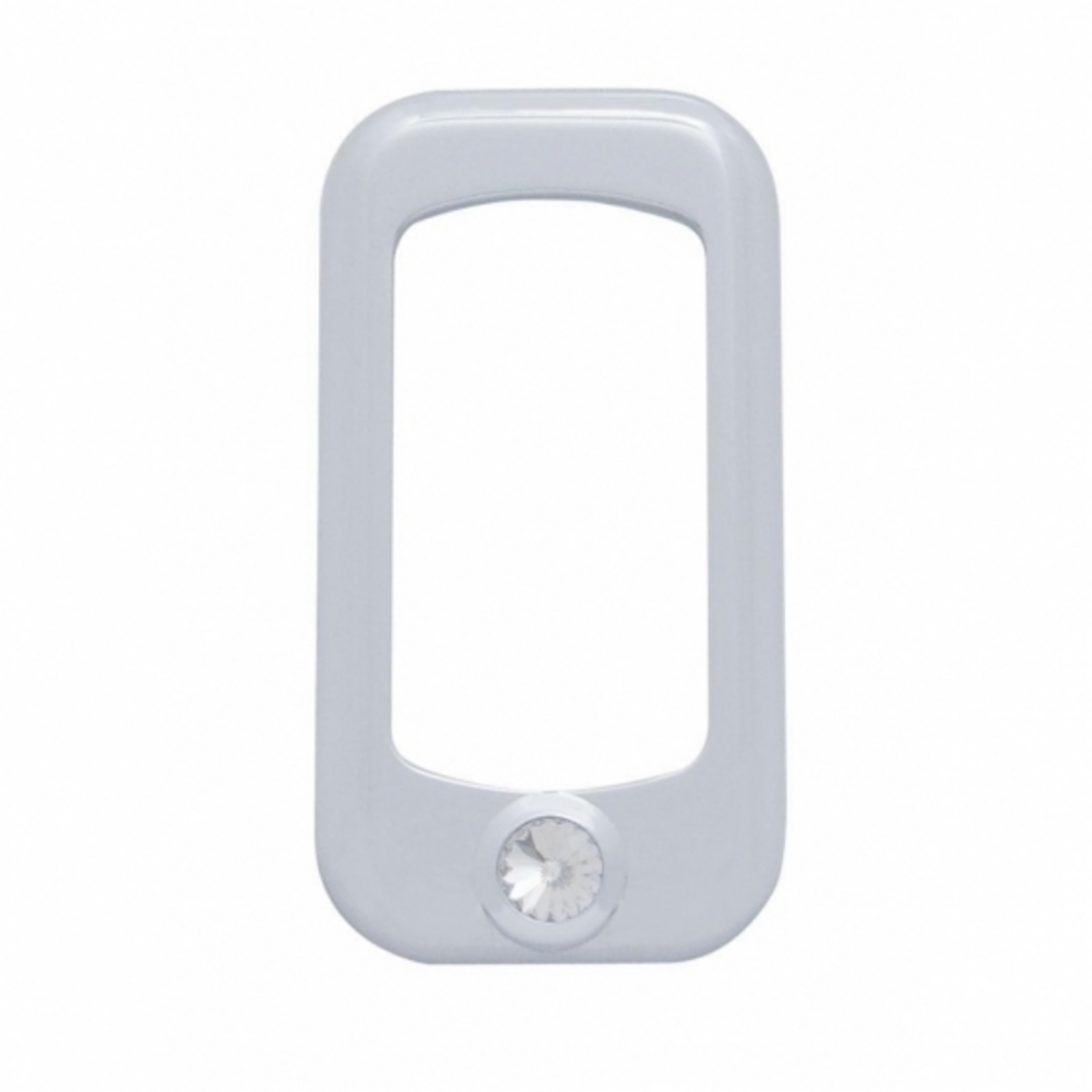 Rocker Switch Bezel For Peterbilt/ Kenworth With Clear Crystal (3-Pack)
