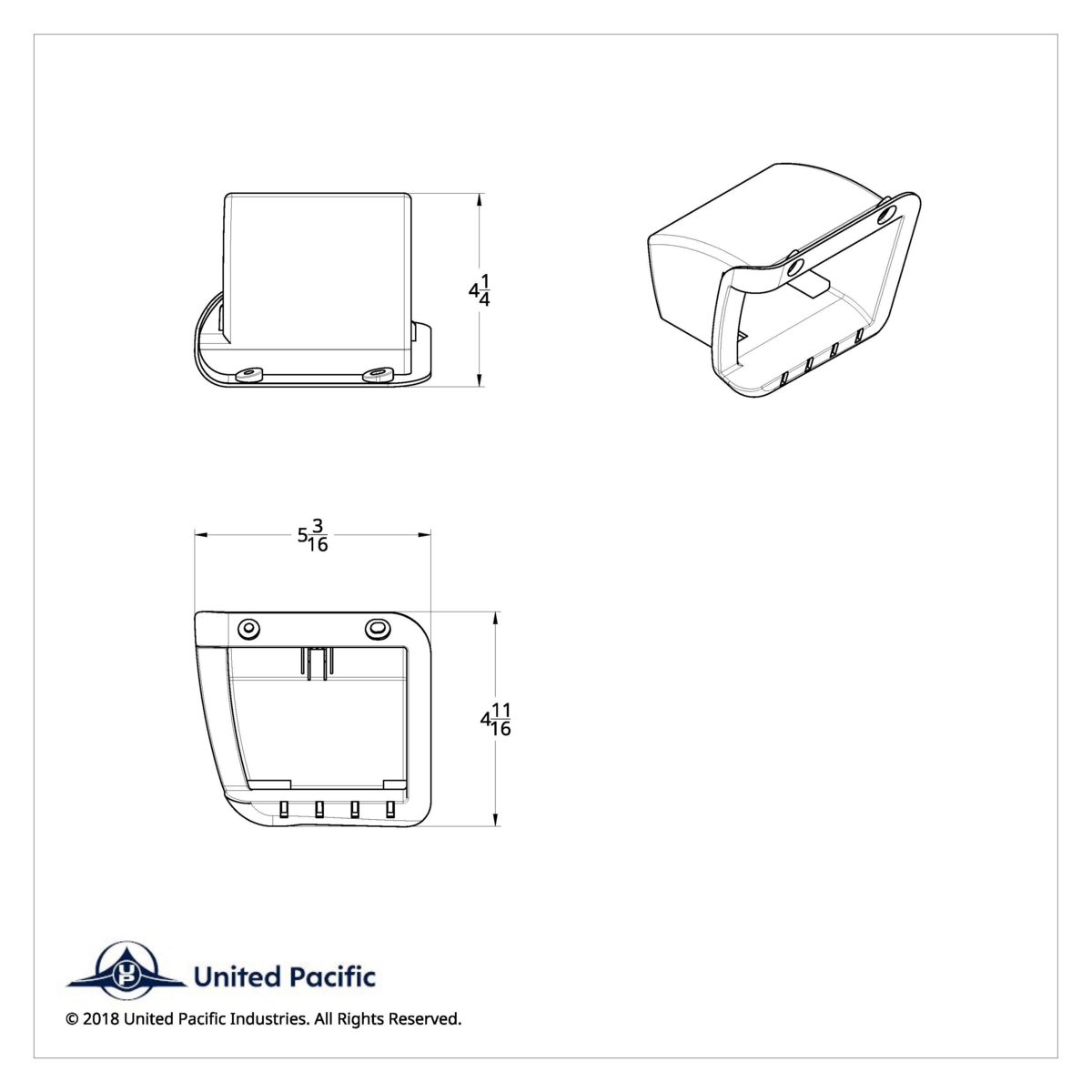 Chrome Plastic Ashtray Trim For 2006 And Newer Peterbilt