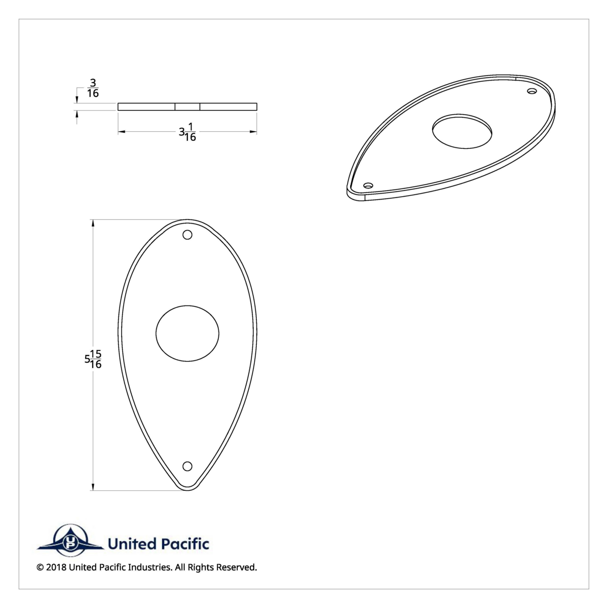 LED Tail Light Rubber Flush Mounting Pad For 1938-39 Ford Passenger Car
