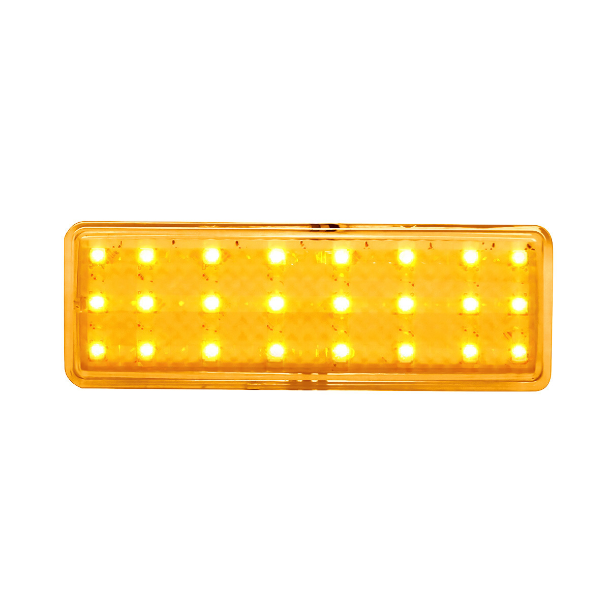 24 Amber LED Turn Signal & Parking Light For 1947-53 Chevy Truck, Amber Lens
