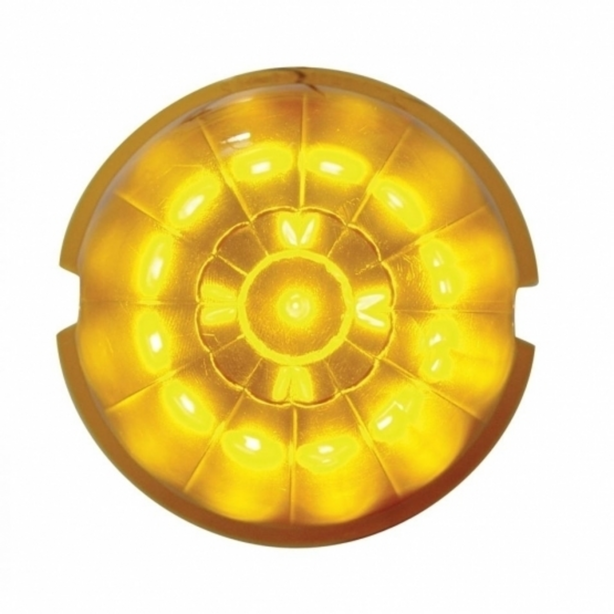 17 LED Watermelon Cab Light - Amber LED/Amber Lens