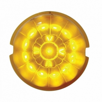 17 LED Watermelon Cab Light - Amber LED/Amber Lens
