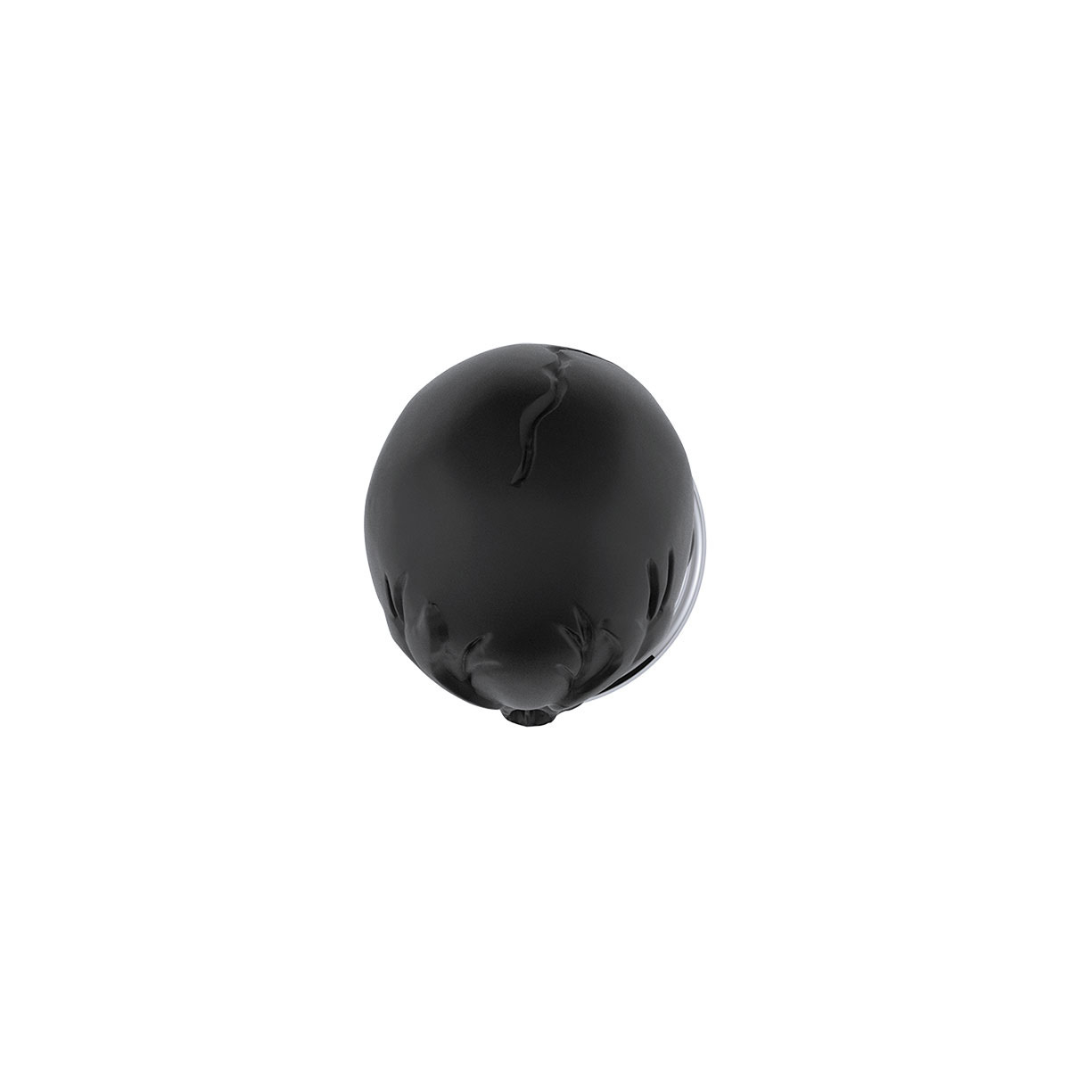 Thread-On 3-Skull Gearshift Knob With Adapter For Eaton-Fuller 13/15/18 Speed Shifter-Matte Black