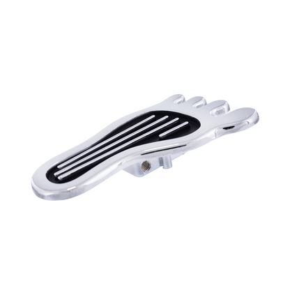 Chrome Barefoot Shape Dimmer Switch Cover