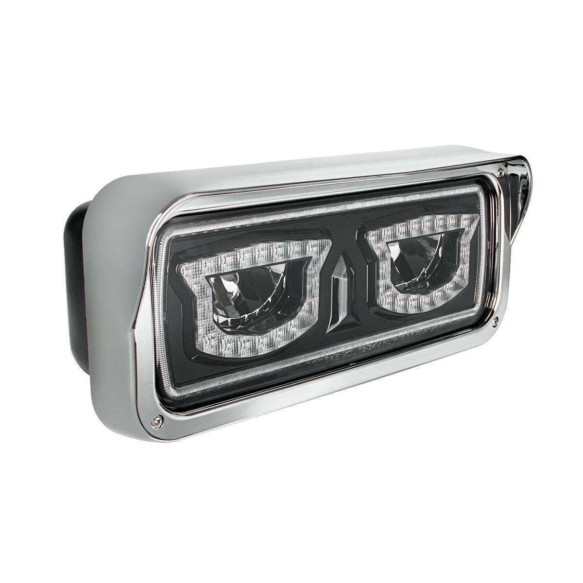 High Power Blackout LED Headlight With Turn Signal And Position Light-Driver