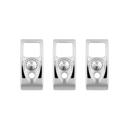 Rocker Switch Cover With Clear Crystal For 2006+ Kenworth (Card Of 3)