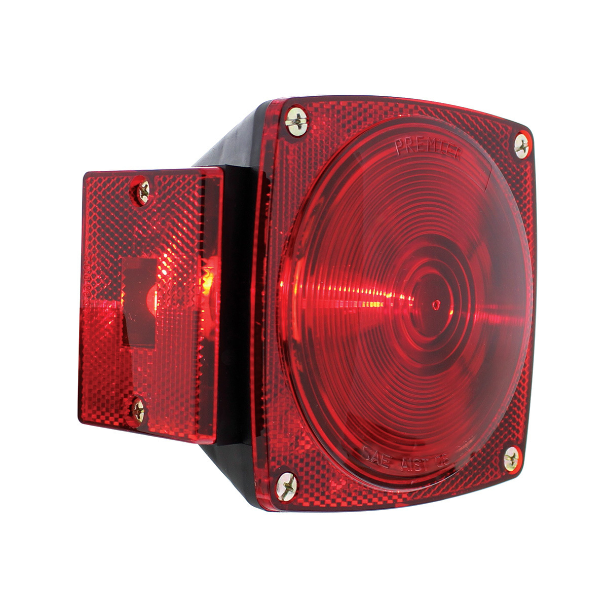 Under 80" Wide Combination Trailer Light With License Light (50 Pcs)