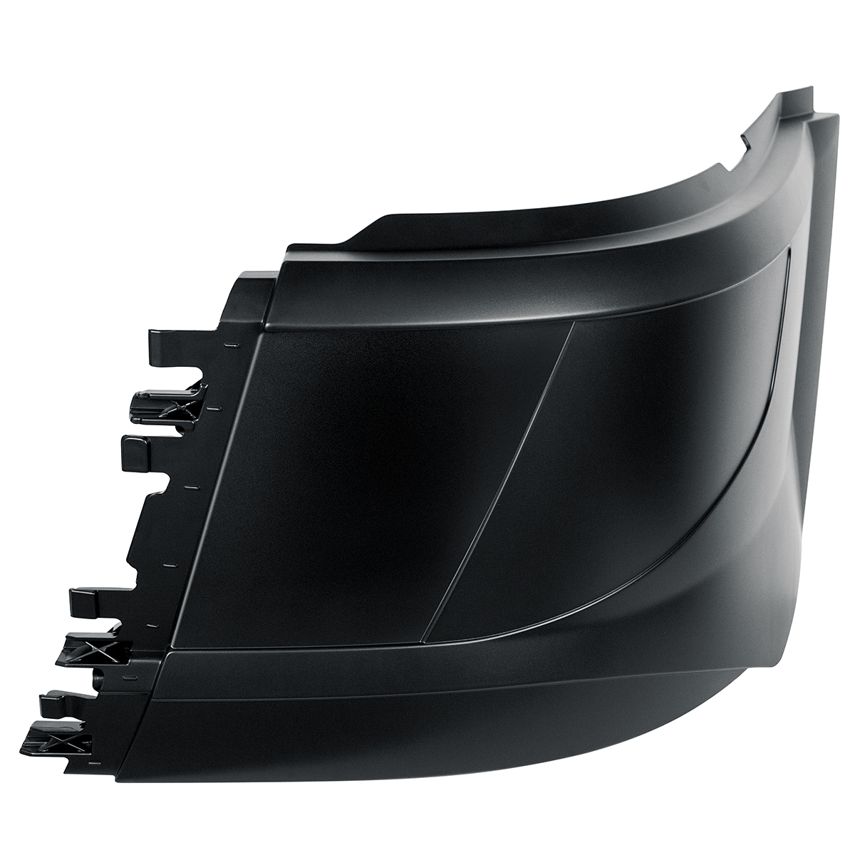 Bumper End Without Fog Light For 2015-2017 Volvo VNL Short Hood With Aero Style Bumper - Driver