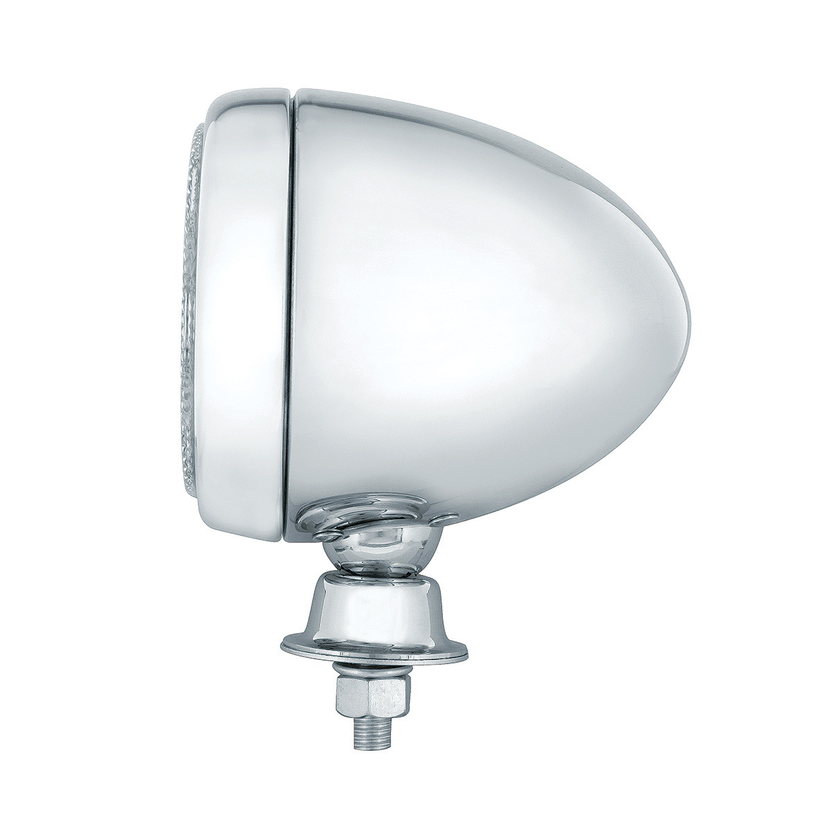 6 High Power LED Round Work Light With Teardrop Style Stainless Housing