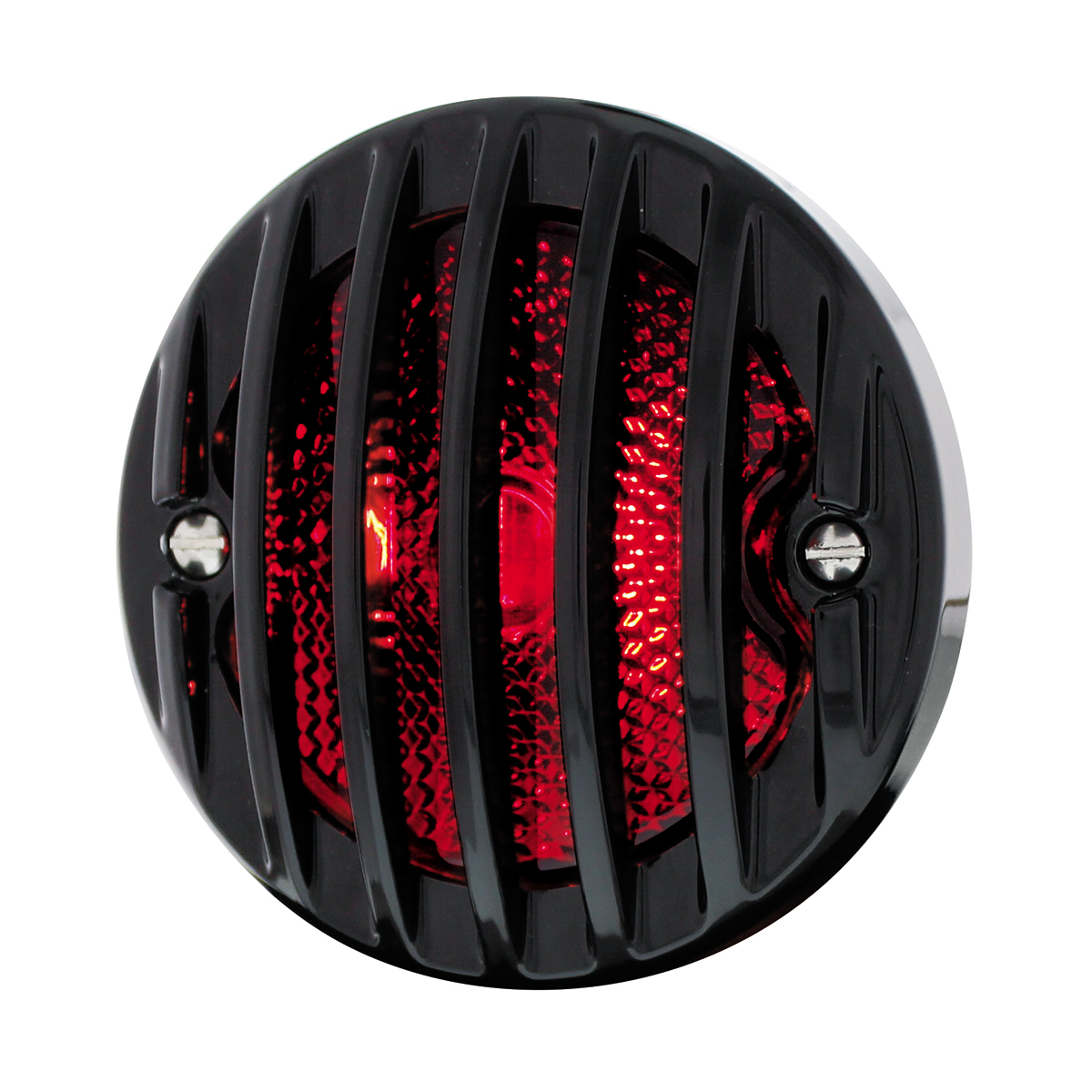 Incandescent Tail Light With Black Grille Bezel For 1933-36 Ford Truck - R/H