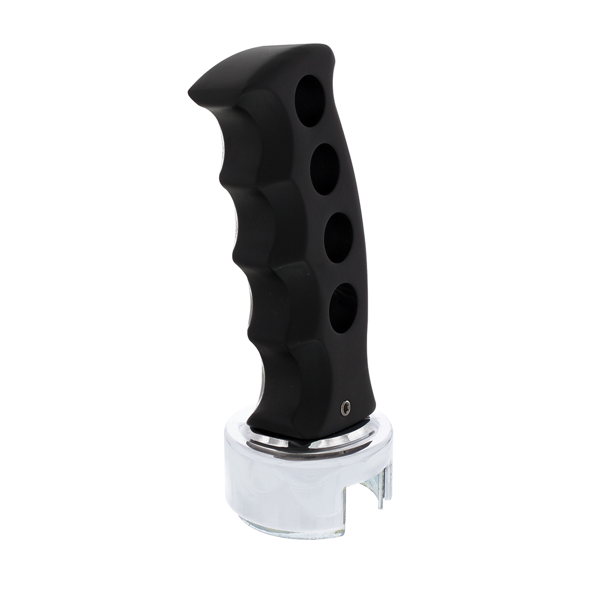 Gatling Style Gearshift Knob With 13/15/18 Speed Adapter - Black