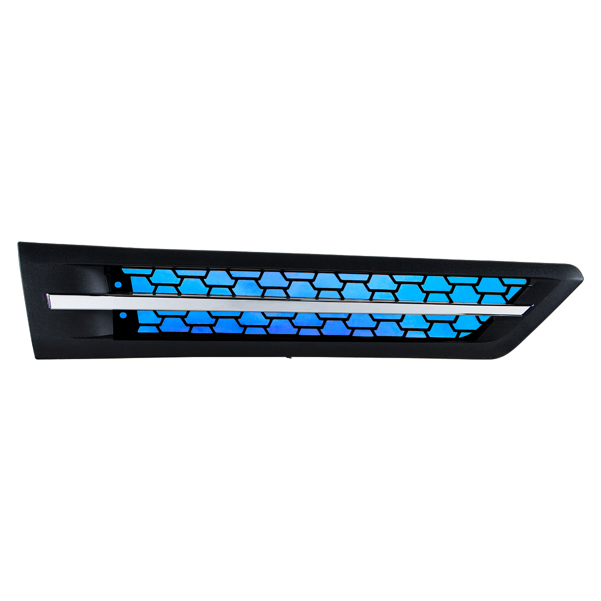 Hood Air Intake Grille With Blue LED For 2018-2024 Freightliner Cascadia 126 - Passenger