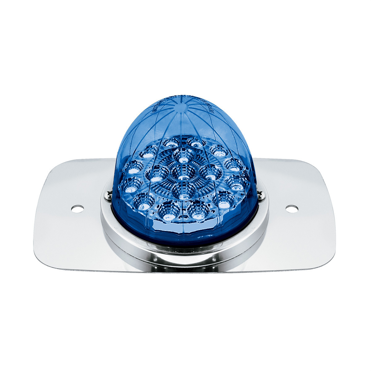 304 SS Turn Signal Light Kit W/ 17 LED Double Fury Watermelon For 2008-2017 FL Cascadia-Amber & Blue LED