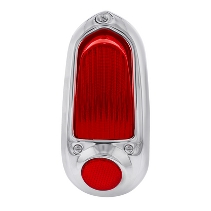 Tail Light Assembly With Stainless Steel Housing For 1949-50 Chevy Passenger Car - R/H