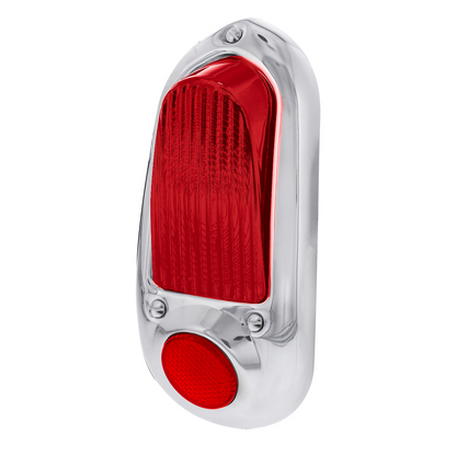 Tail Light Assembly With Stainless Steel Housing For 1949-50 Chevy Passenger Car - R/H