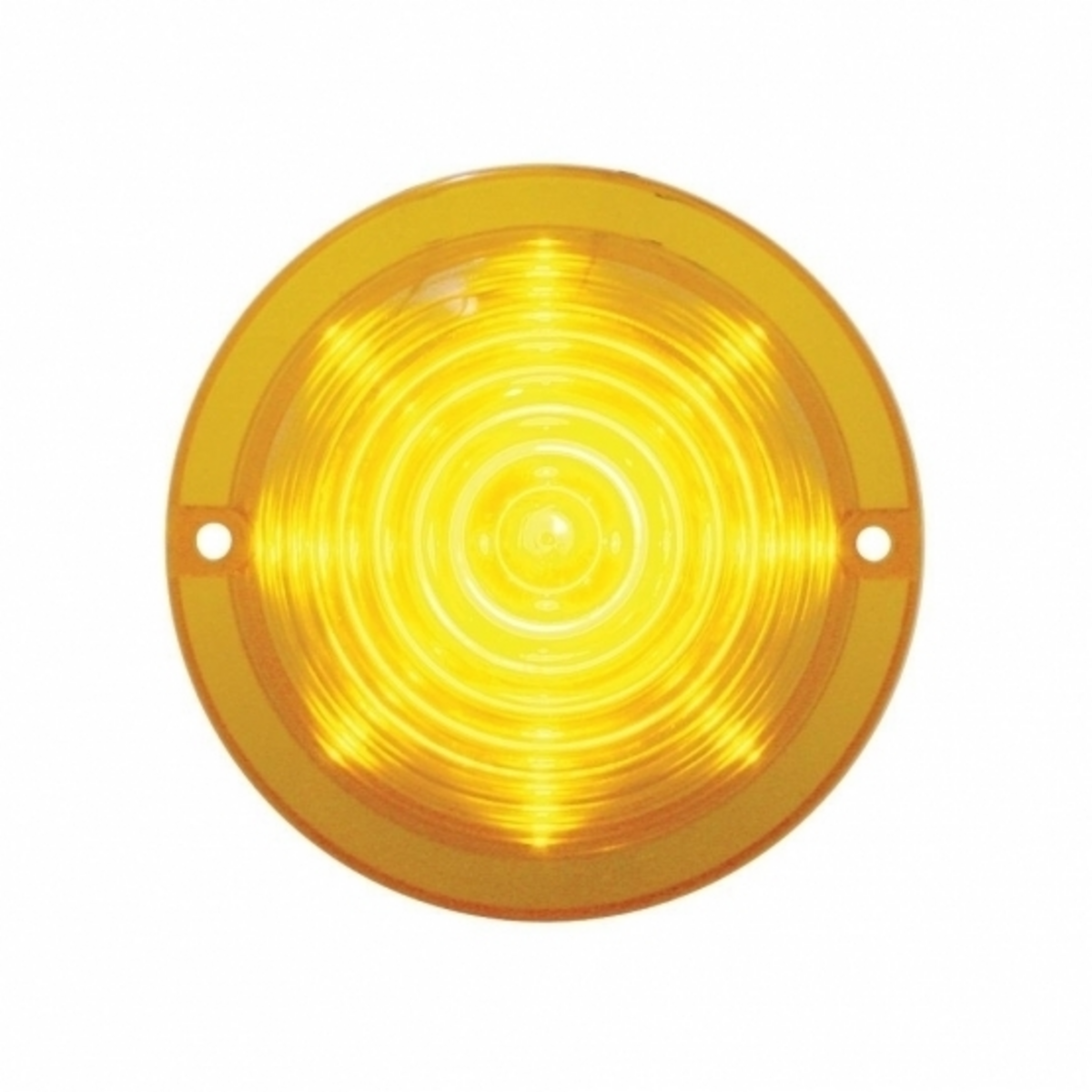 13 LED Beehive Truck-Lite Style Cab Light - Amber LED/Amber Lens (Bulk)