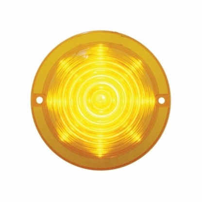 13 LED Beehive Truck-Lite Style Cab Light - Amber LED/Amber Lens (Bulk)