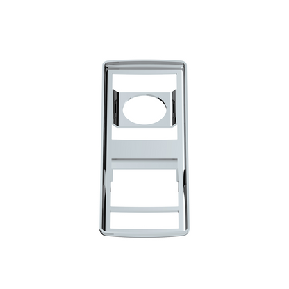 Chrome Door Switch Cover With Power Windows/Mirrors/Door Locks For 2018-2026 Freightliner Cascadia - Driver