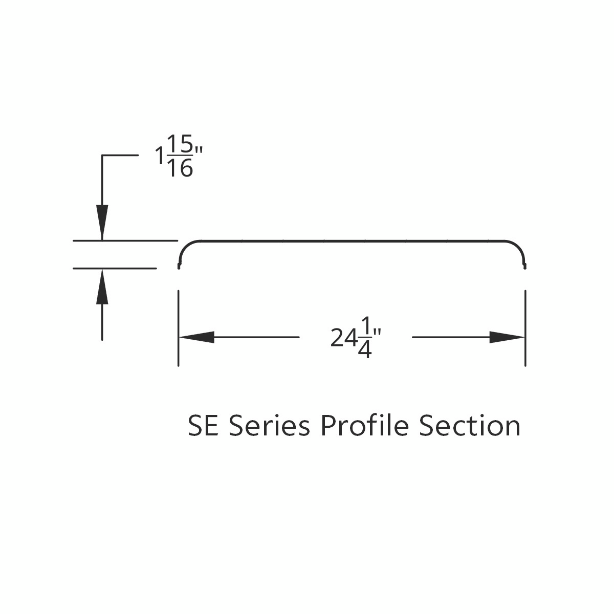 60" 430 Stainless Steel (16ga) Smooth Half Fender - SE Series (Pair)