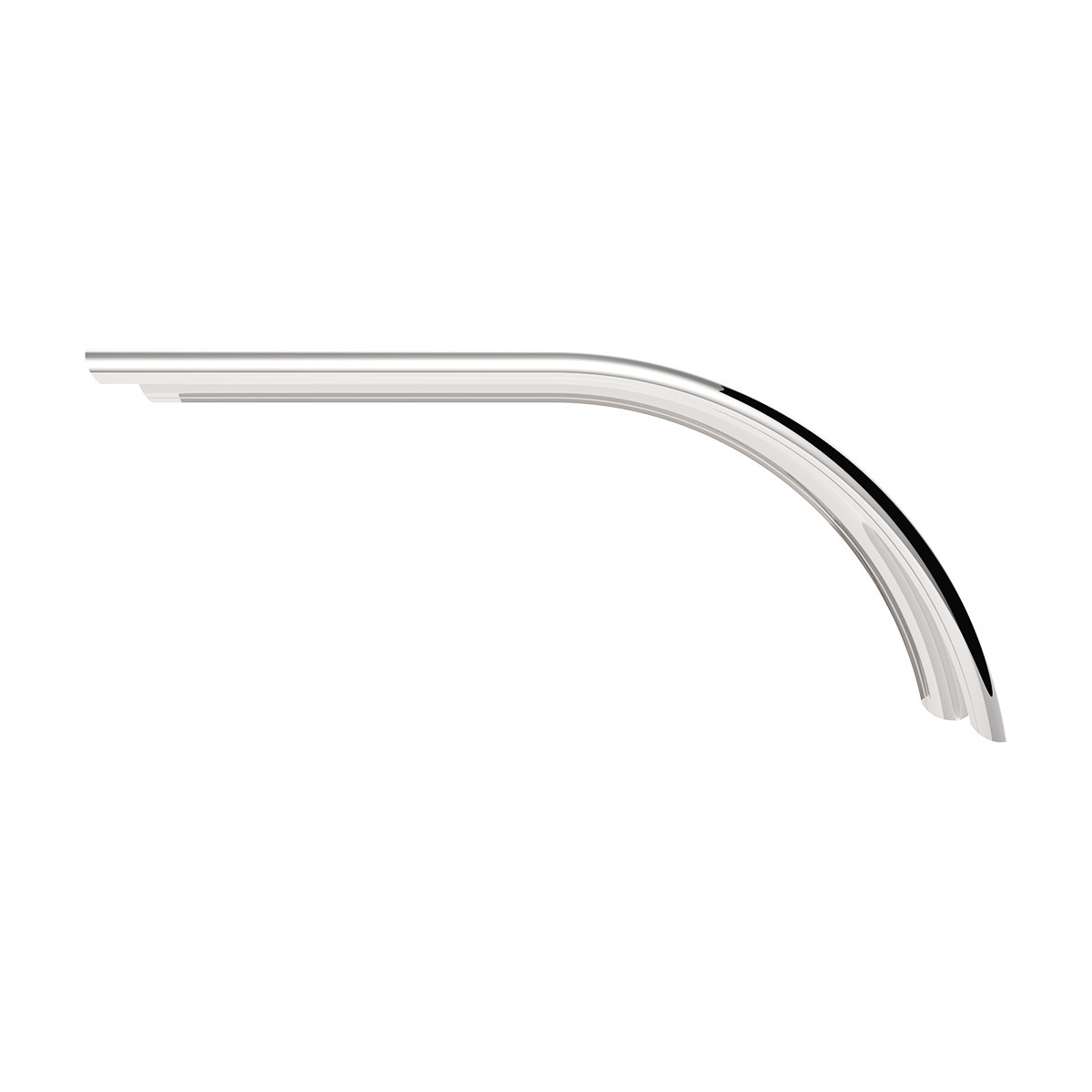 60" 430 Stainless Steel (16ga) Smooth Half Fender - SE Series (Pair)