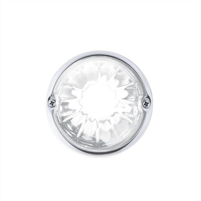 Glass Watermelon Light Kit With 2 LED Light-White LED/Clear Lens