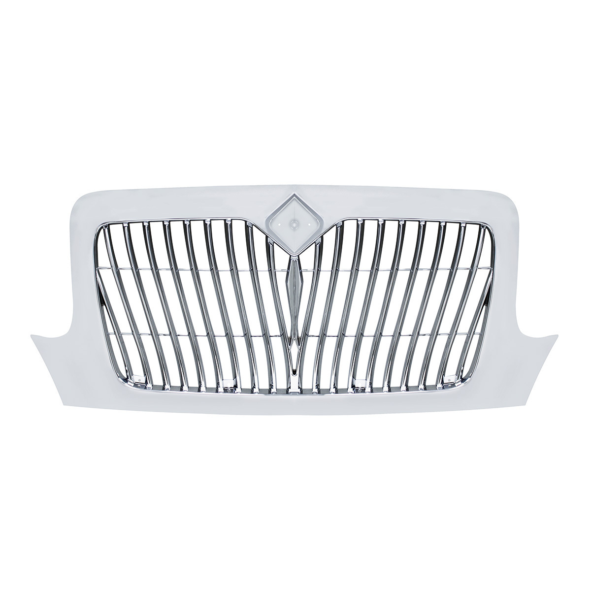 Chrome Grille With Curved Grille Bars For 2002-2018 International Durastar