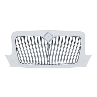 Chrome Grille With Curved Grille Bars For 2002-2018 International Durastar