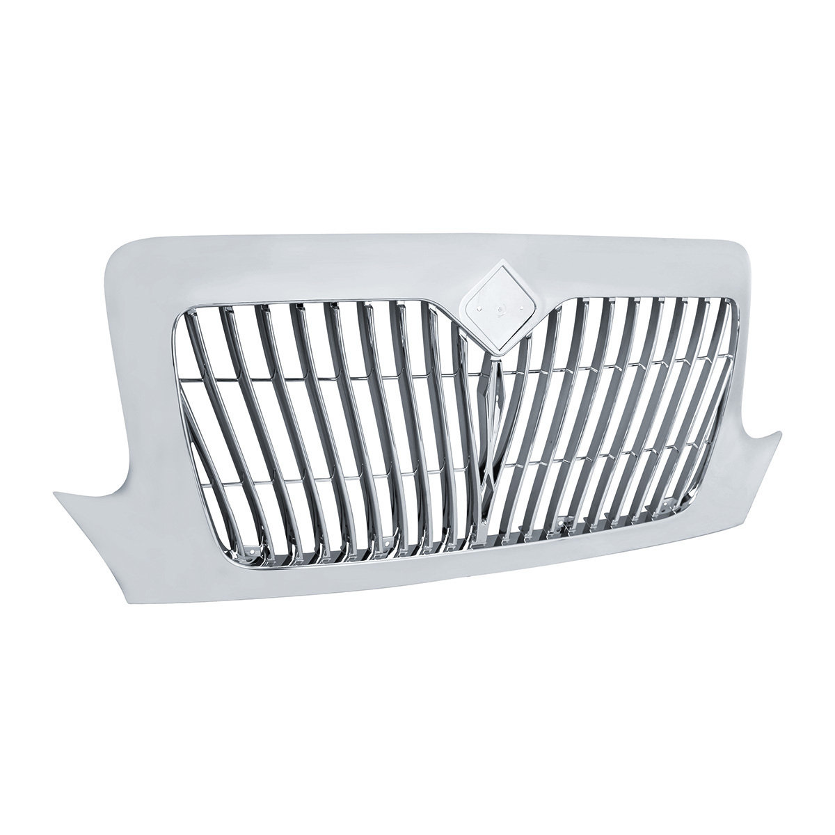 Chrome Grille With Curved Grille Bars For 2002-2018 International Durastar