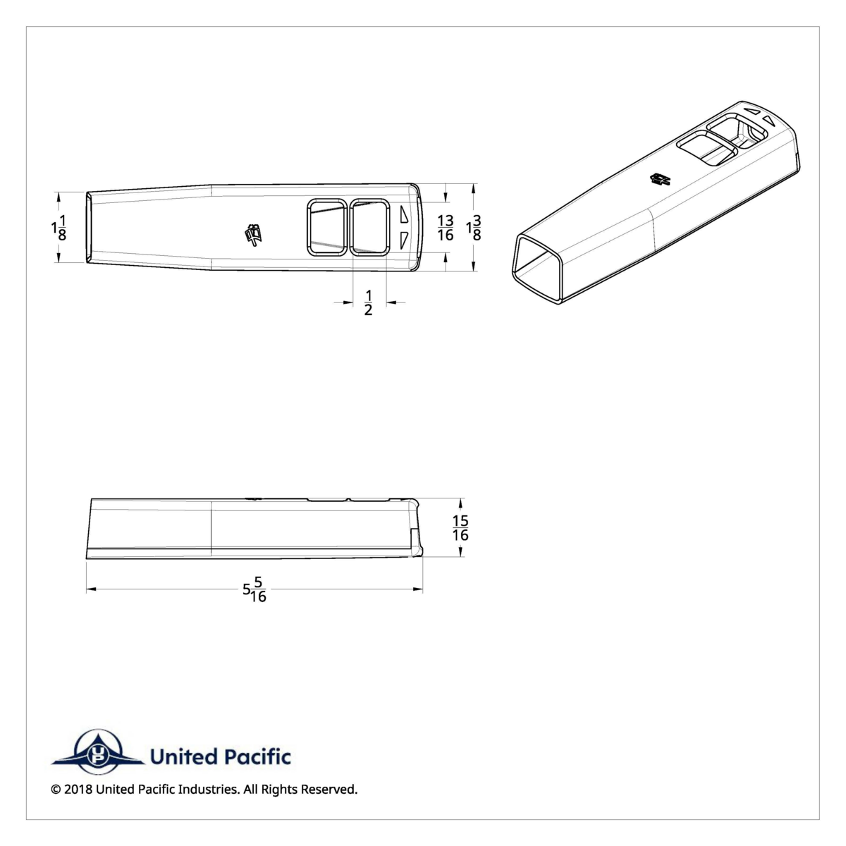 Chrome Plastic Wiper Lever Cover For 2018 & Older Volvo VNL
