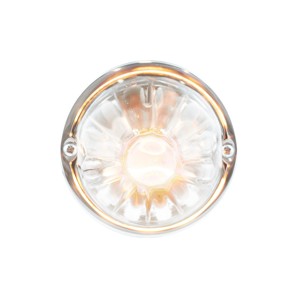 Glass Watermelon Flush Mount Kit -Clear