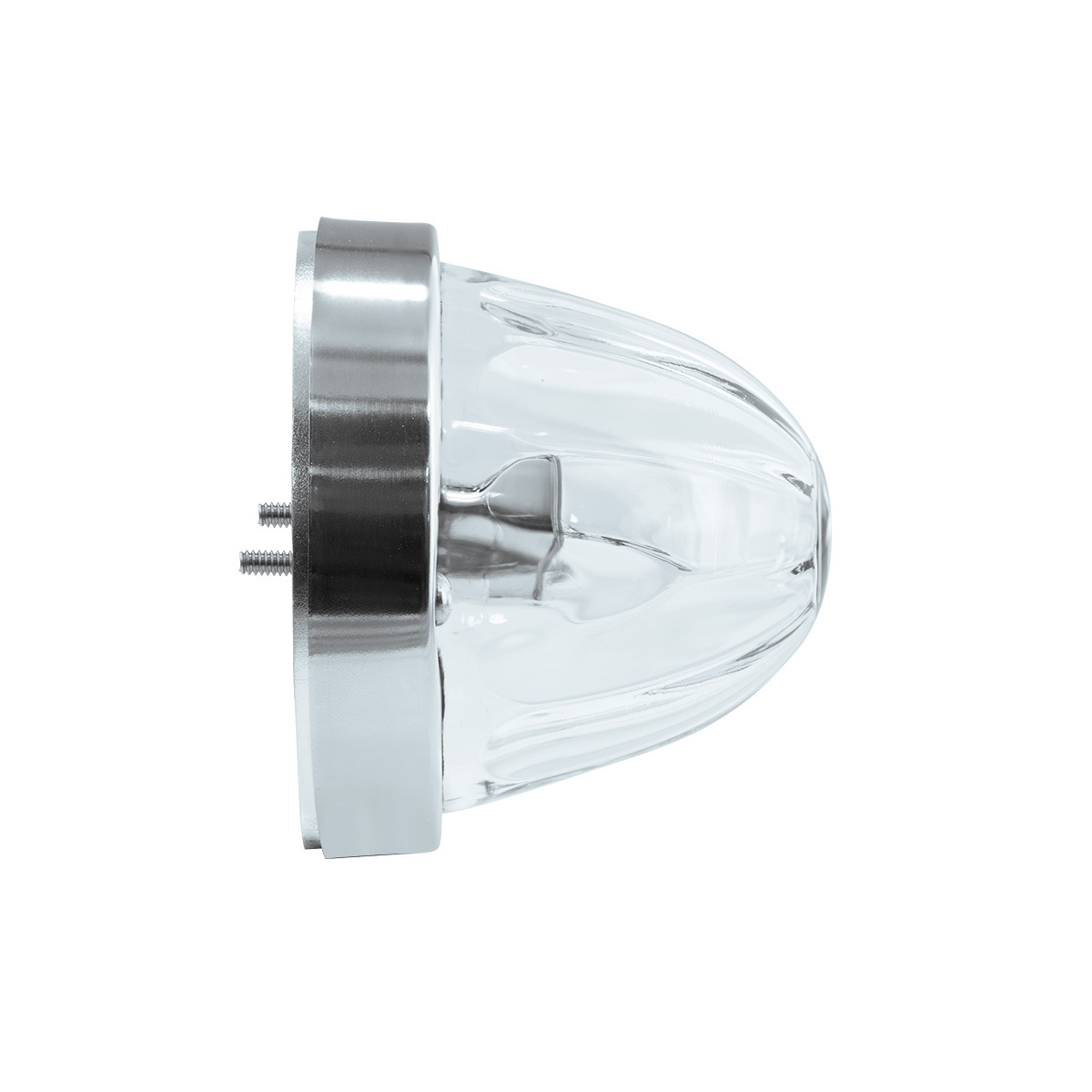Glass Watermelon Flush Mount Kit -Clear