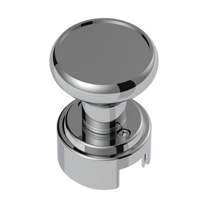 Thread-On Gearshift Knob & Adapter For Eaton Fuller Style 13/15/18 Shifter - Chrome