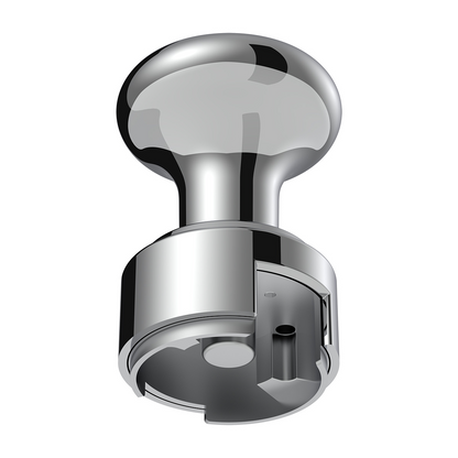Thread-On Gearshift Knob & Adapter For Eaton Fuller Style 13/15/18 Shifter - Chrome