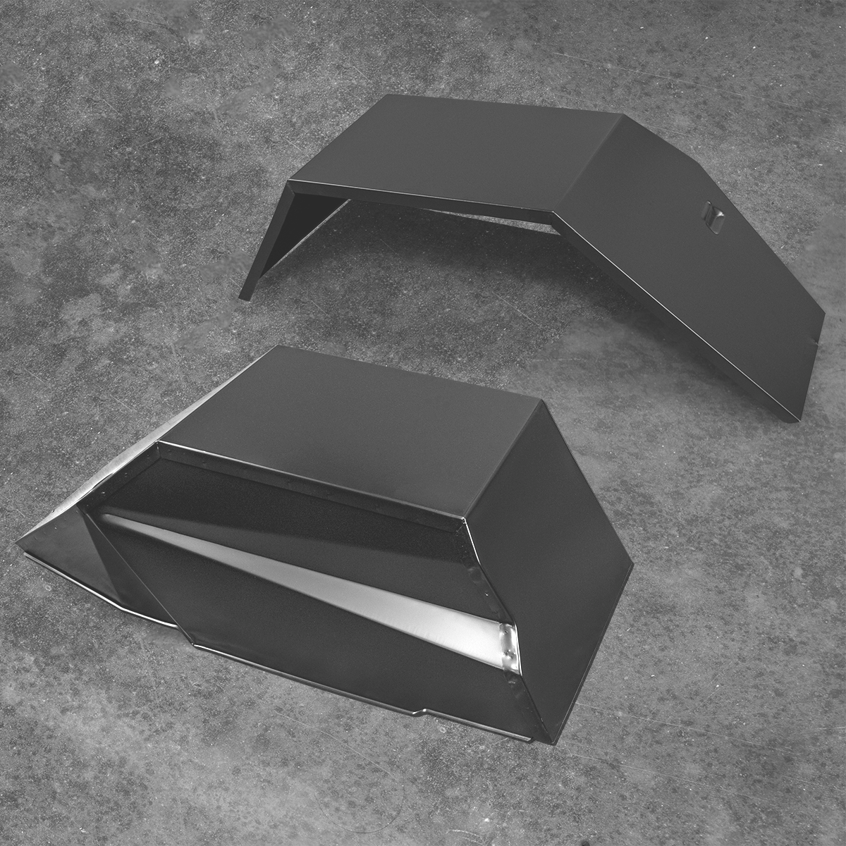 Black EDP Front Wheelhouse For 1966-77 Ford Bronco - R/H