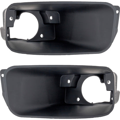 Fog Light Trim Set For 2011-2014 Chevrolet Silverado 2500 HD Silverado 3500 HD