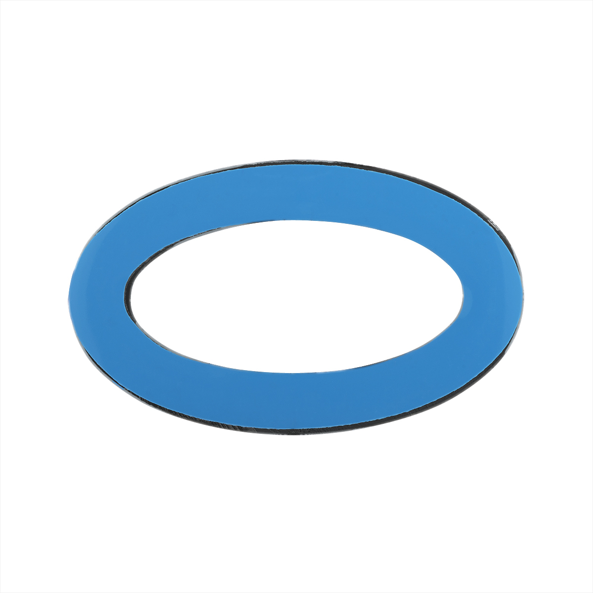Chrome Bezel For 1-3/4" X 3/4" Peterbilt Glove Box Emblem