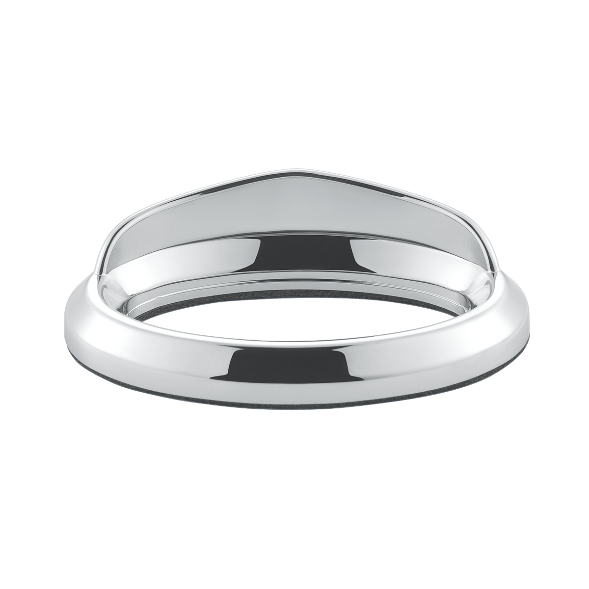 Chrome Bezel For 1-3/4" X 3/4" Peterbilt Glove Box Emblem